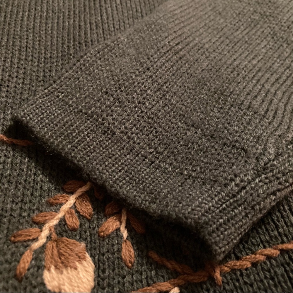 NWOT Vintage Classic Elements Knit Embroidered Sweater Size L - Picture 13 of 15